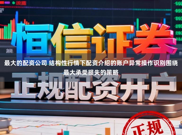 最大的配资公司 结构性行情下配资介绍的账户异常操作识别围绕最大承受损失的策略